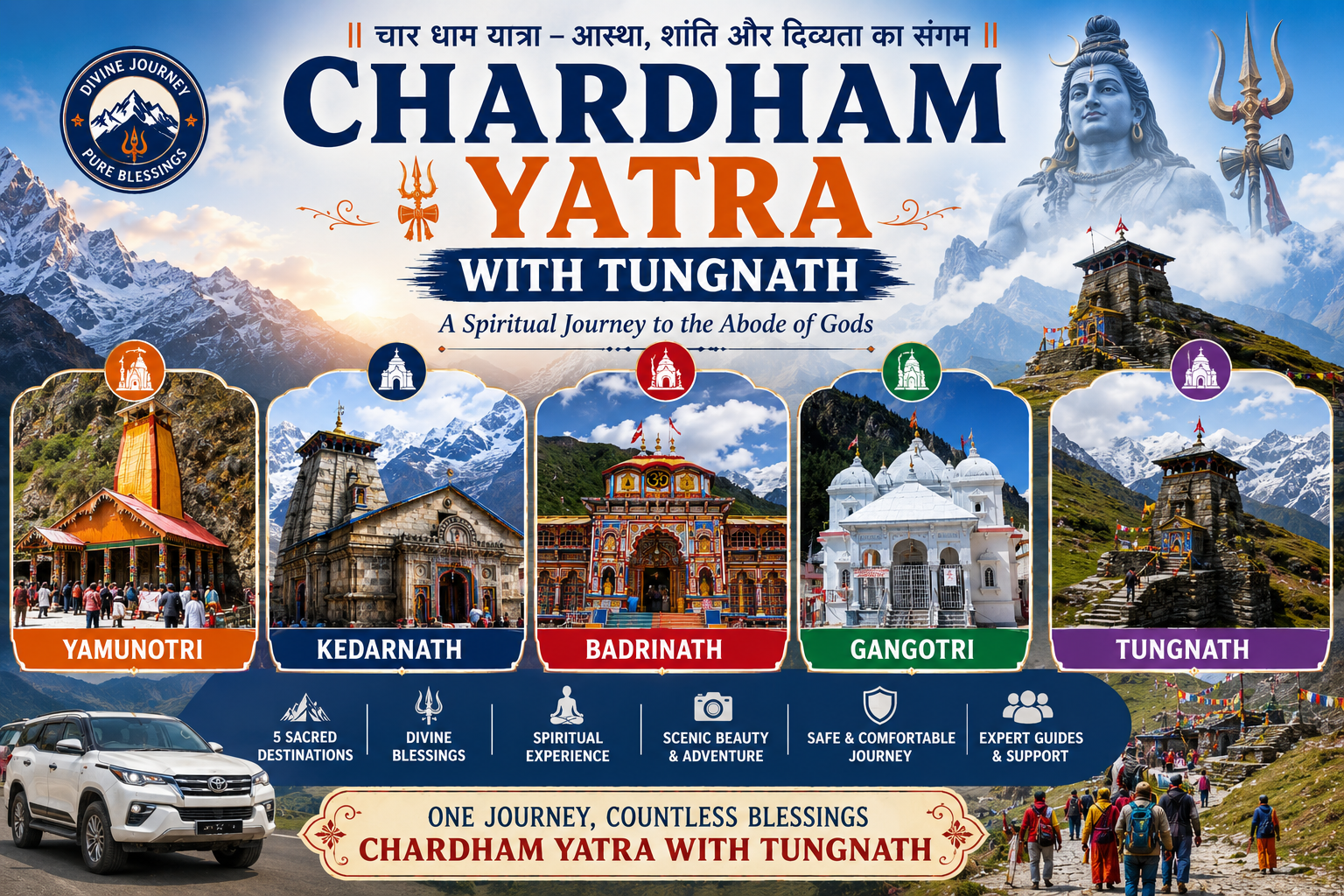 Char Dham Yatra With Tungnath